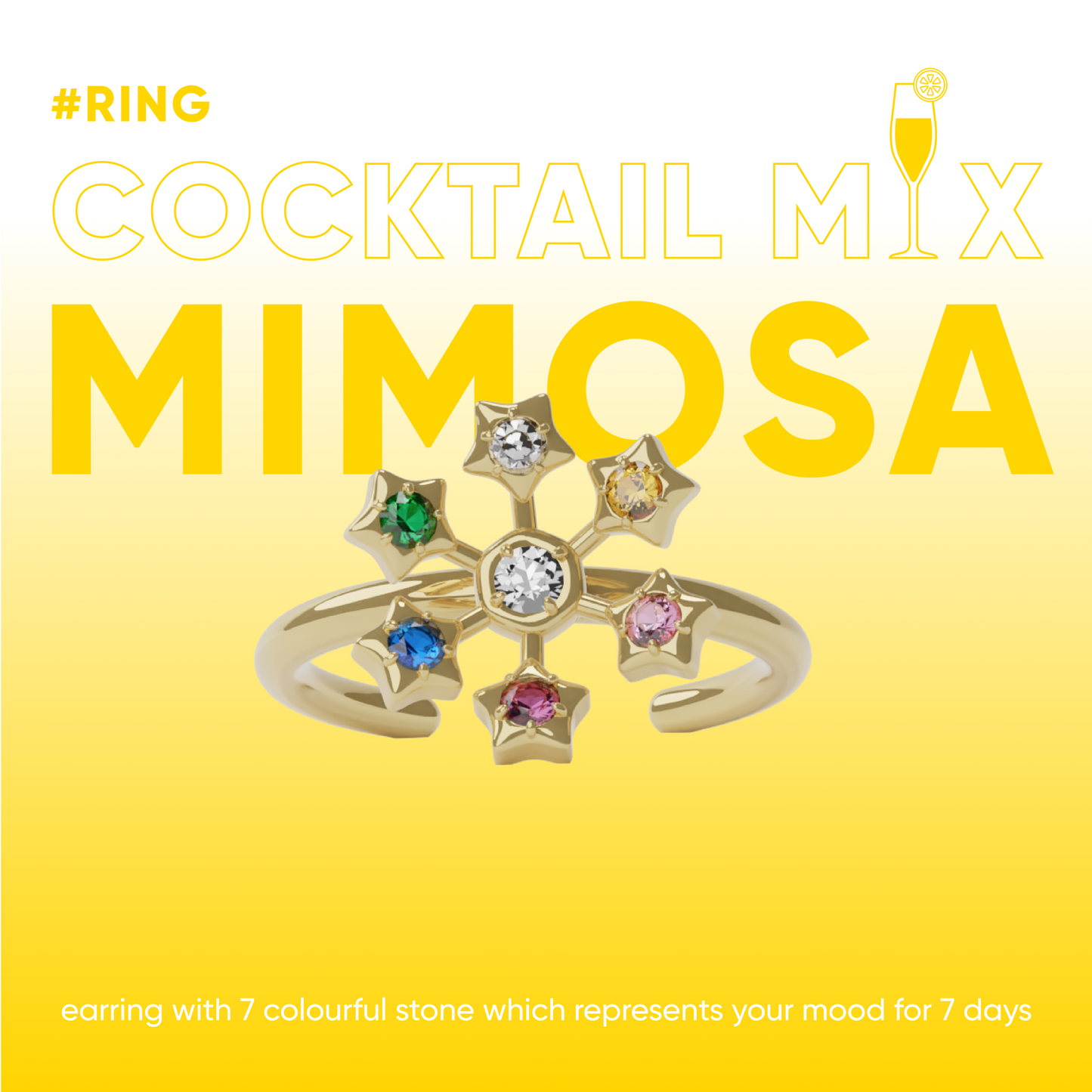Cocktail Mimosa Ring
