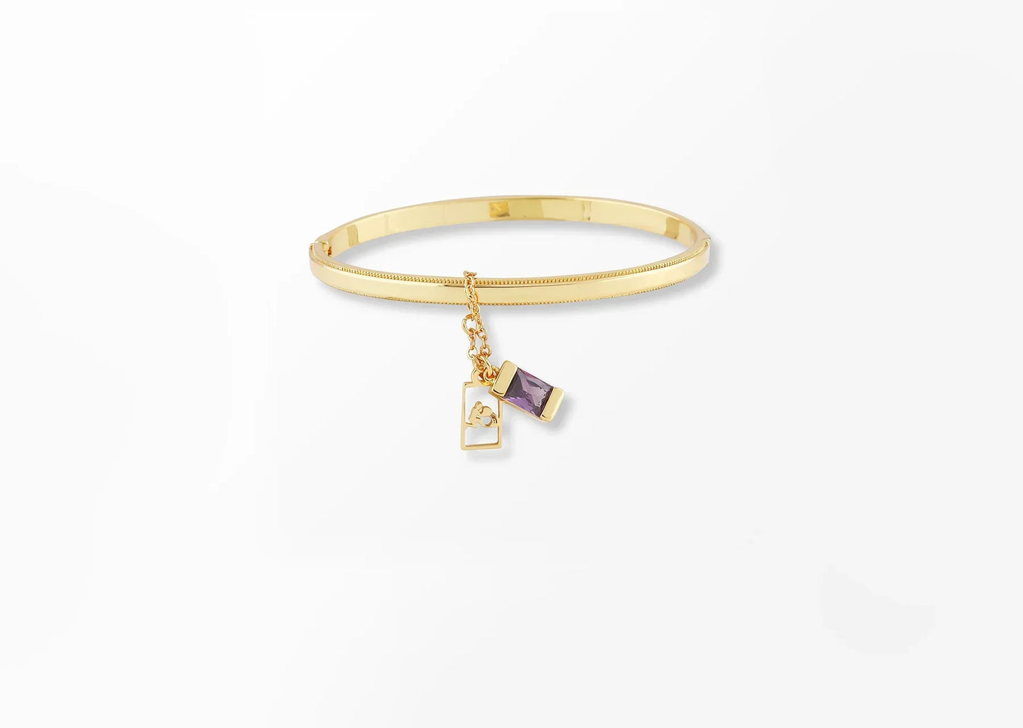 Aquarius Zodiac Bangle Bracelet