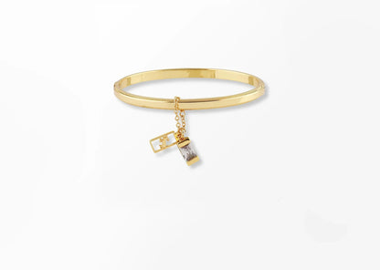 Aries Zodiac Bangle Bracelet