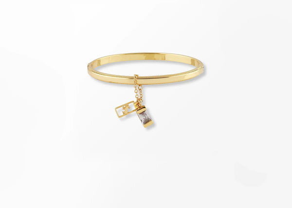 Aries Zodiac Bangle Bracelet