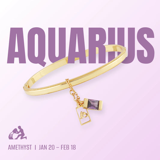 Aquarius Bangle | 20th January to 18th February