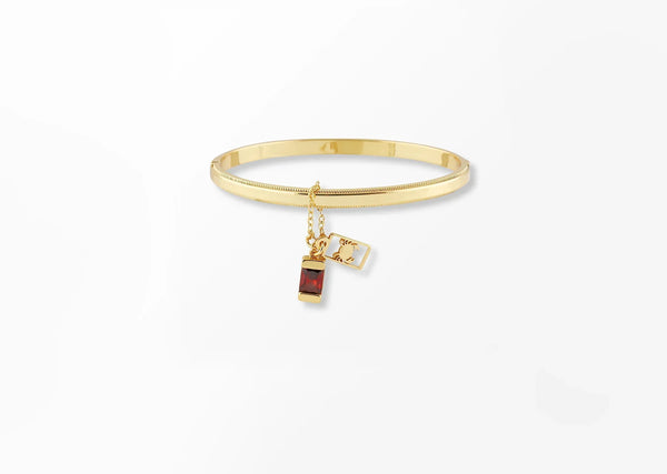 Cancer Zodiac Bangle Bracelet