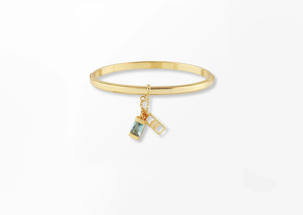 Pisces Zodiac Bangle Bracelet