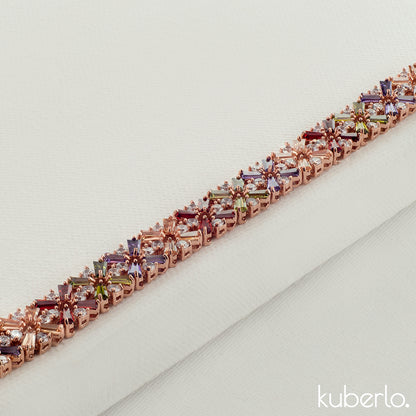 Princess Bracelet Multicolour - Kuberlo - Best Gift for - Imitation Jewellery - Designer Jewellery - one gram gold - fashion jewellery