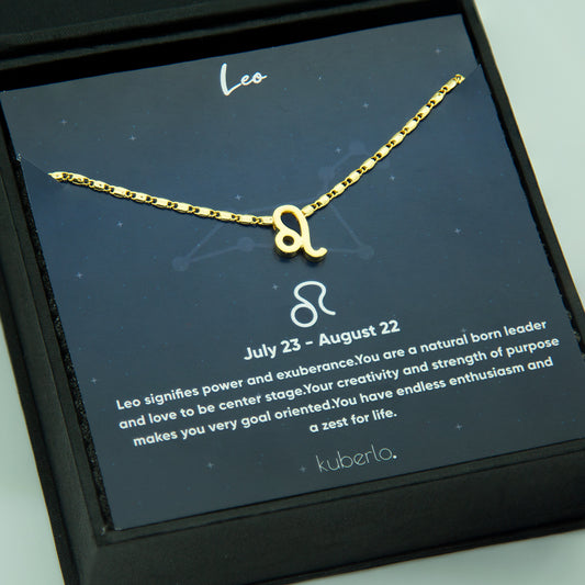 Leo ( July 23 - August 22 ) Gold - Kuberlo - Best Gift for - Imitation Jewellery - Designer Jewellery - one gram gold - fashion jewellery