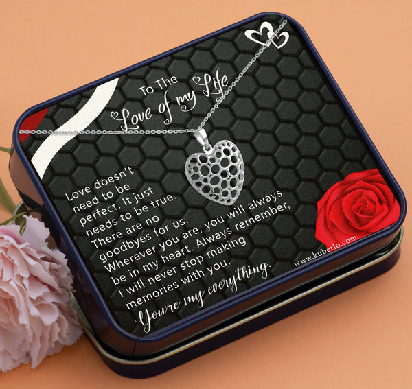 To My Wife - True Love Gift Statement Necklace