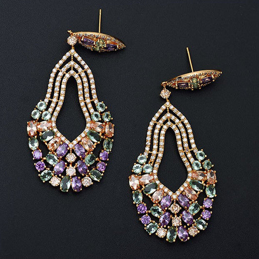 Jetta Dangler Earrings - Kuberlo - Best Gift for - Imitation Jewellery - Designer Jewellery - one gram gold - fashion jewellery