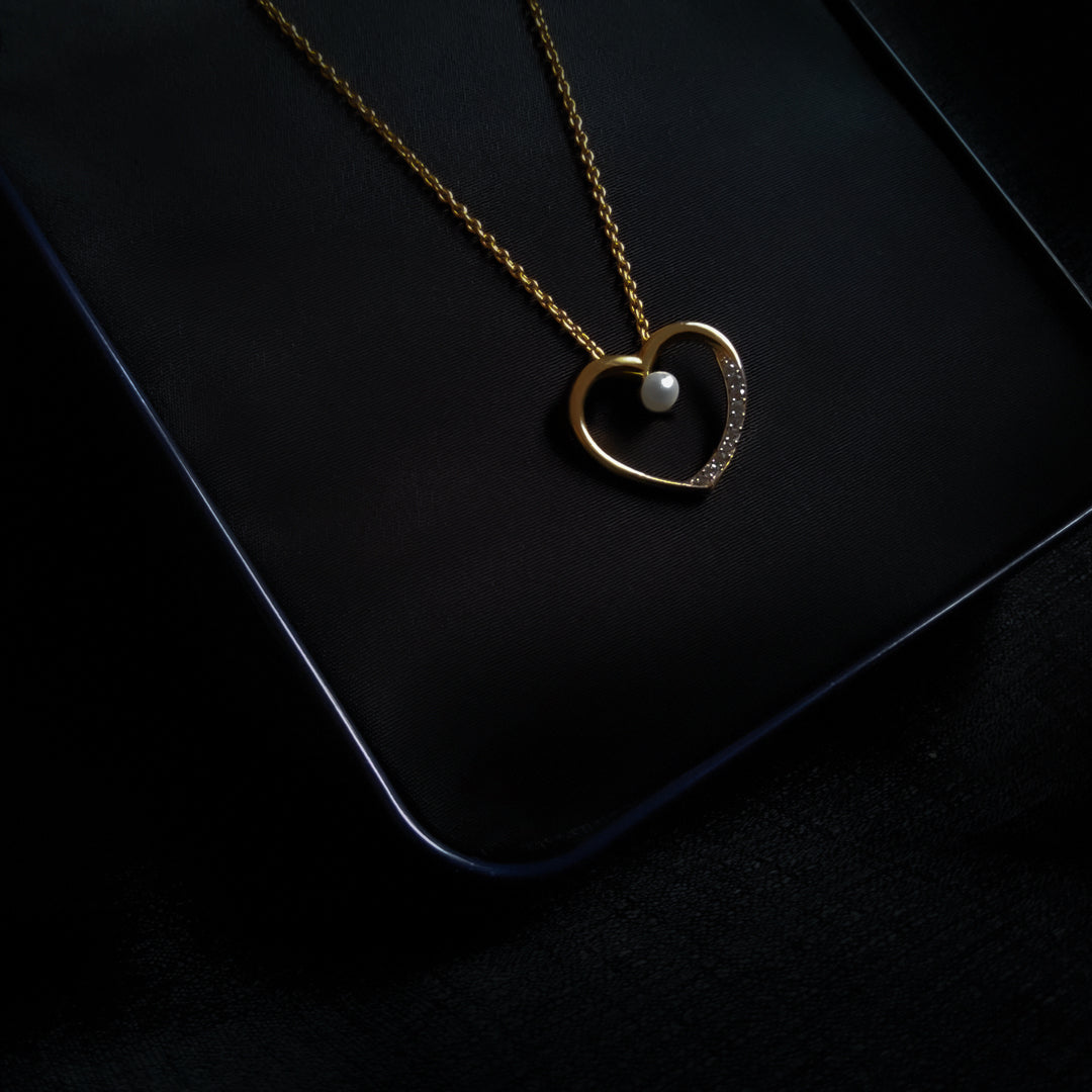 Pearl Heart Pendant