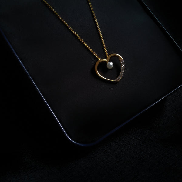 Pearl Heart Pendant