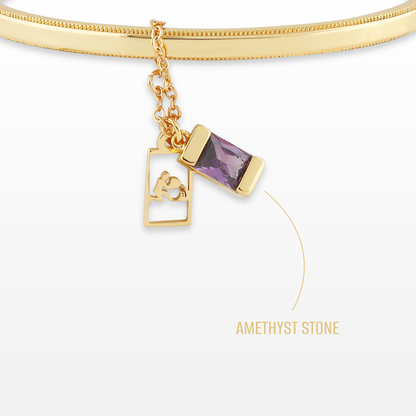 Aquarius Bangle Bracelet ( Jan 20 - Feb 18 ) - Dear Sister