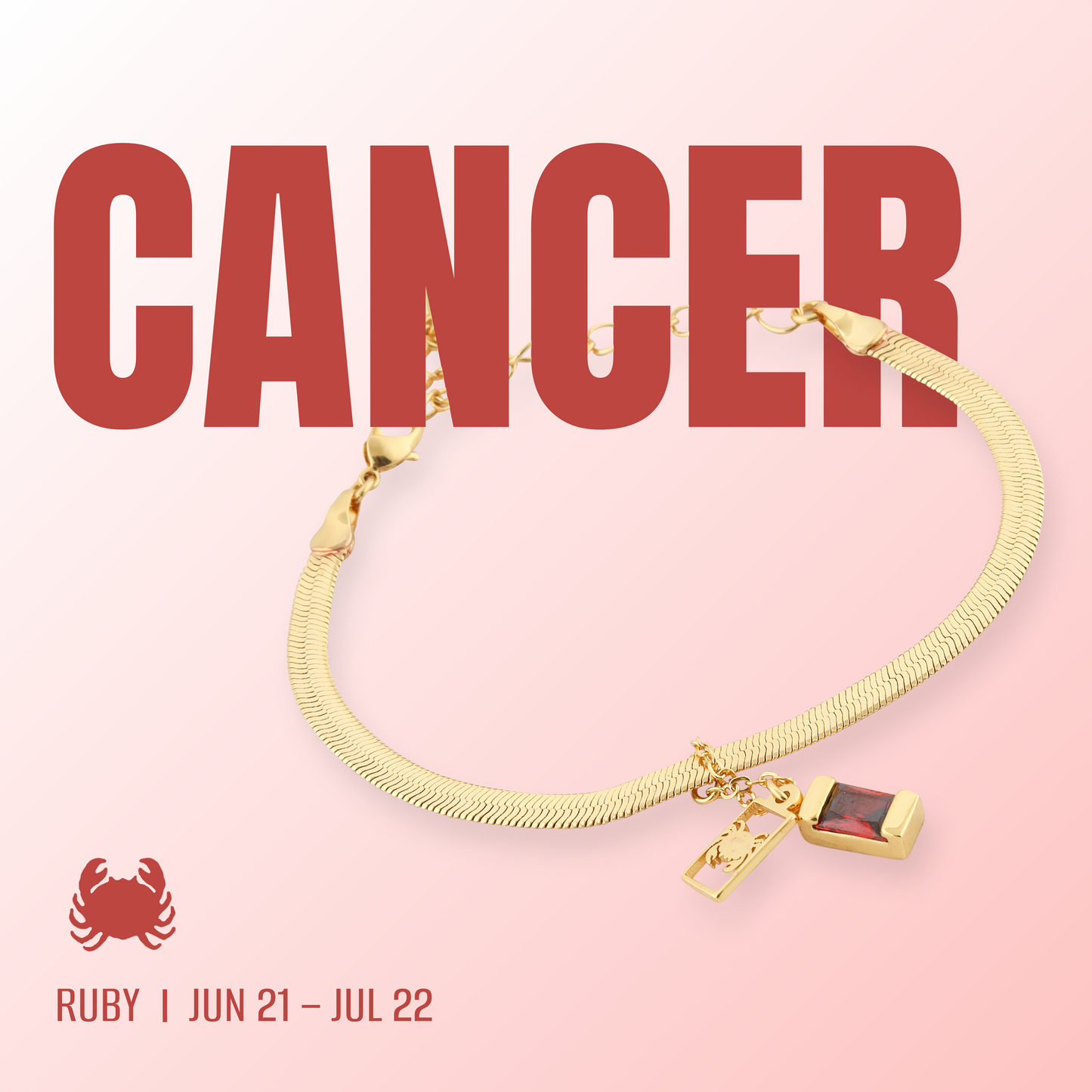 Cancer Bracelet ( Jun 21 - Jul 22 )