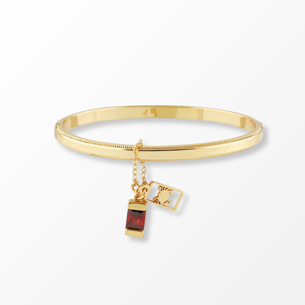 Cancer Bangle Bracelet ( Jun 21 - Jul 22 ) - Dear Sister
