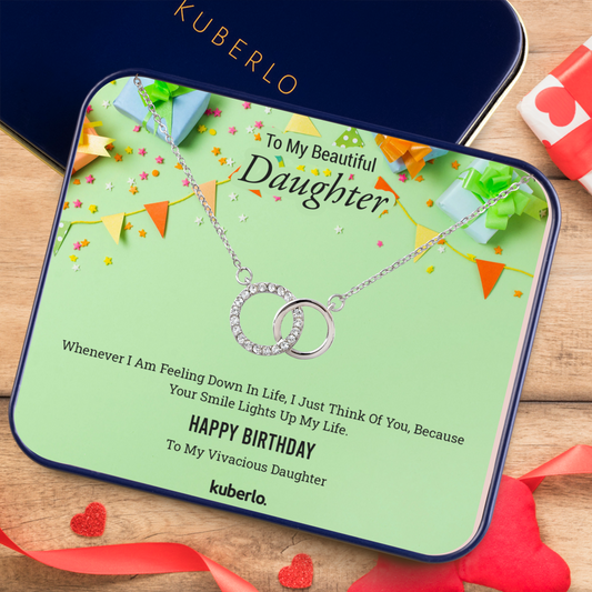 Birthday Gift - Dear Daughter - Your Smile lights up my life
