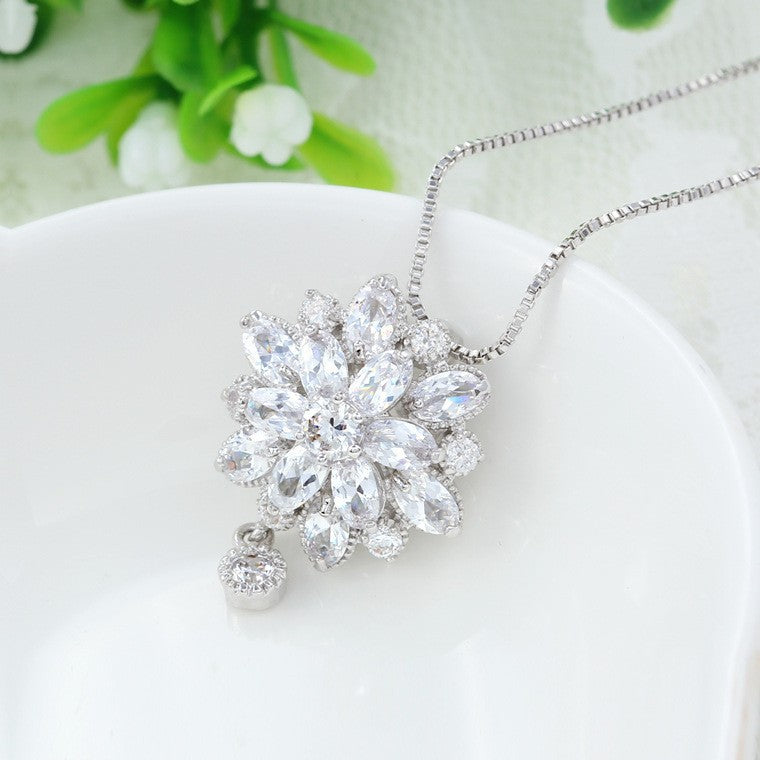 Flora Pendant Set - Kuberlo - Best Gift for - Imitation Jewellery - Designer Jewellery - one gram gold - fashion jewellery