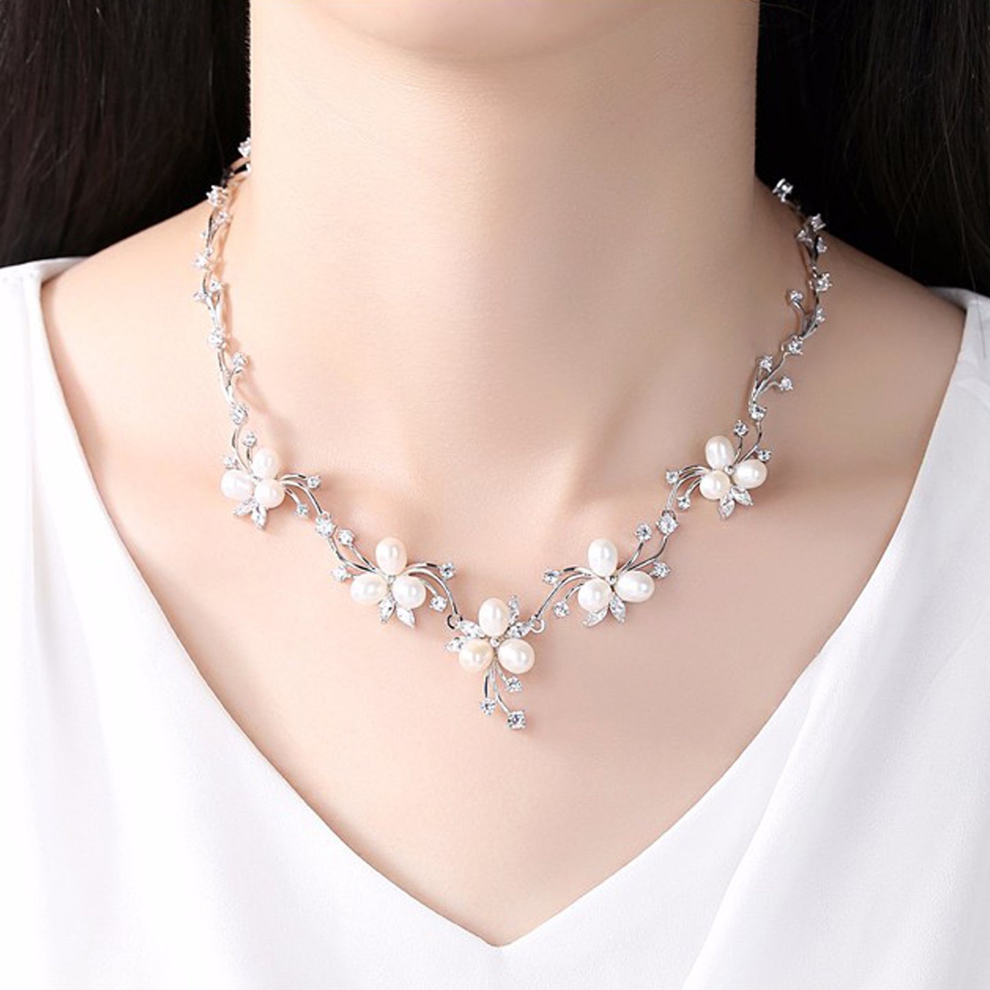 Bloome Necklace Set - Kuberlo - Best Gift for - Imitation Jewellery - Designer Jewellery - one gram gold - fashion jewellery