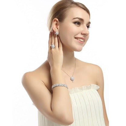 Flora Pendant Set - Kuberlo - Best Gift for - Imitation Jewellery - Designer Jewellery - one gram gold - fashion jewellery