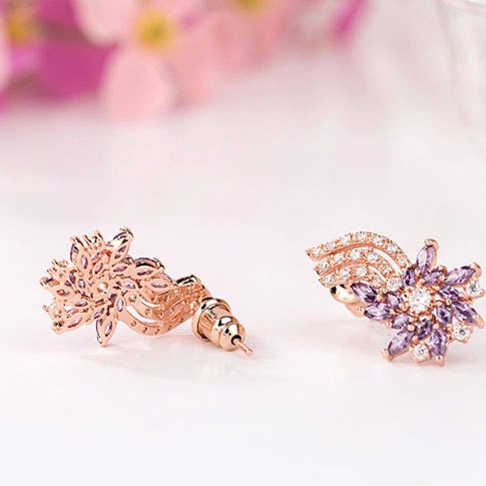 Purple Flame Studs - Kuberlo - Best Gift for - Imitation Jewellery - Designer Jewellery - one gram gold - fashion jewellery