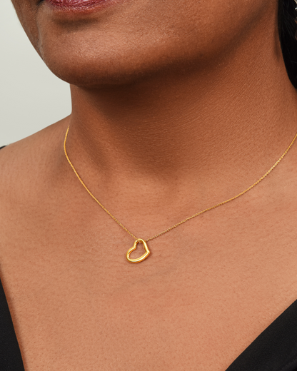 Stunning Heart Pendant – The Radiant Love Necklace