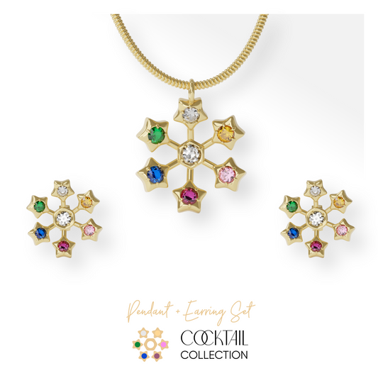 Cocktail Bloom Necklace Set