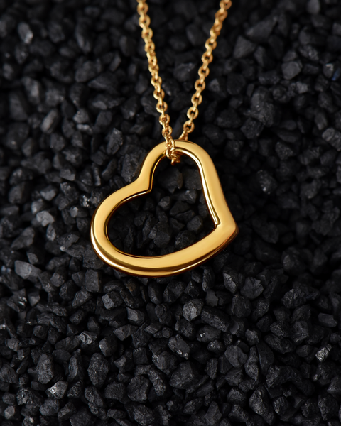 Stunning Heart Pendant – The Radiant Love Necklace