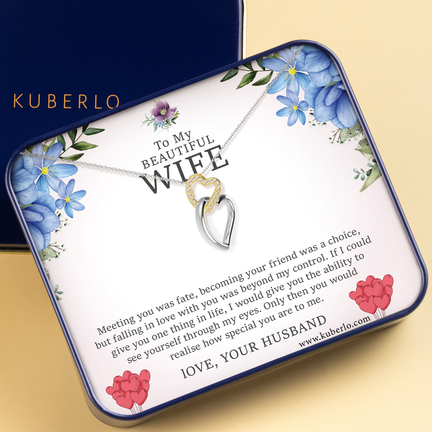 To My Wife - So special you are to me Gift Statement Necklace