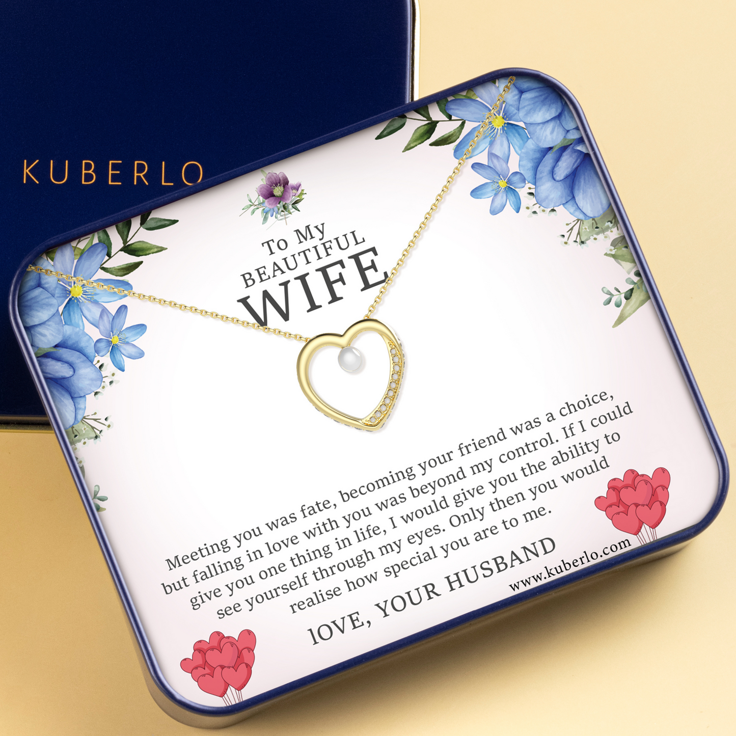 To My Wife - So special you are to me Gift Statement Necklace