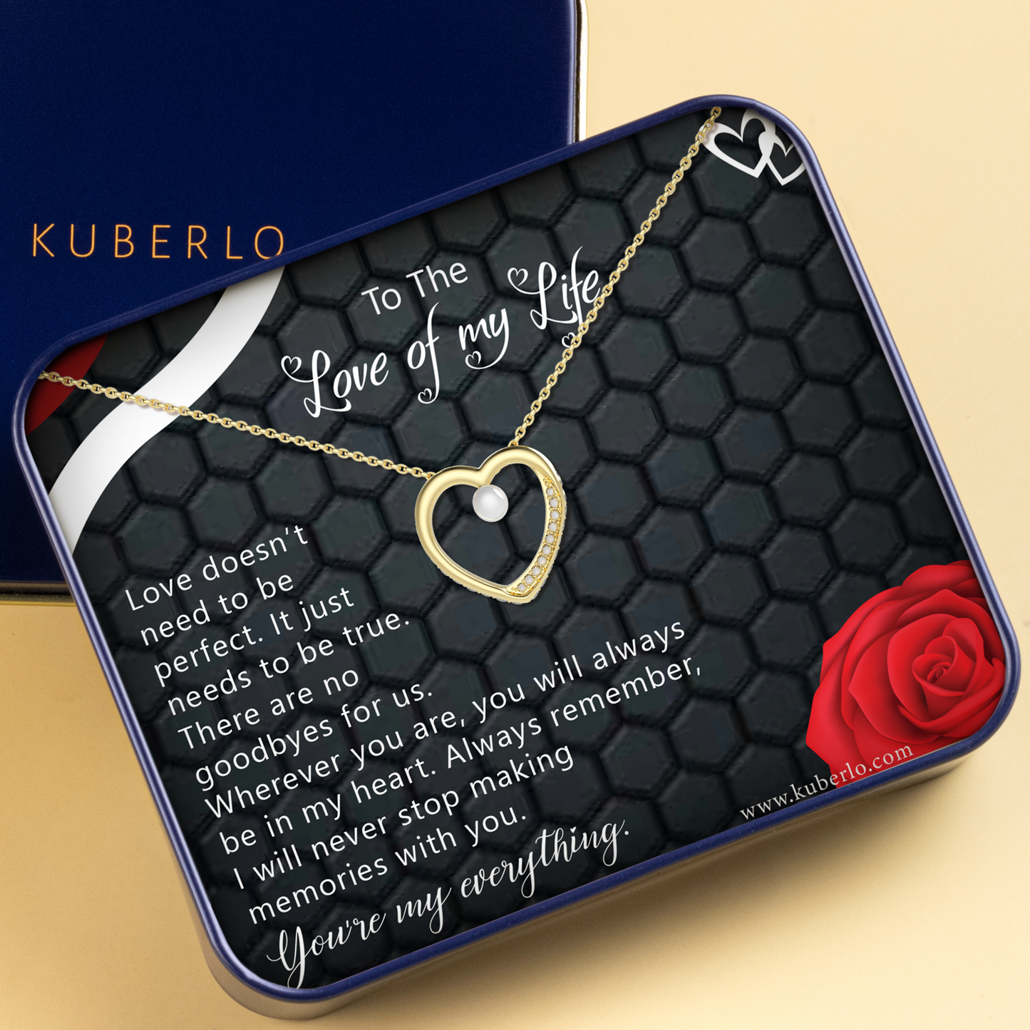 To My Wife - True Love Gift Statement Necklace