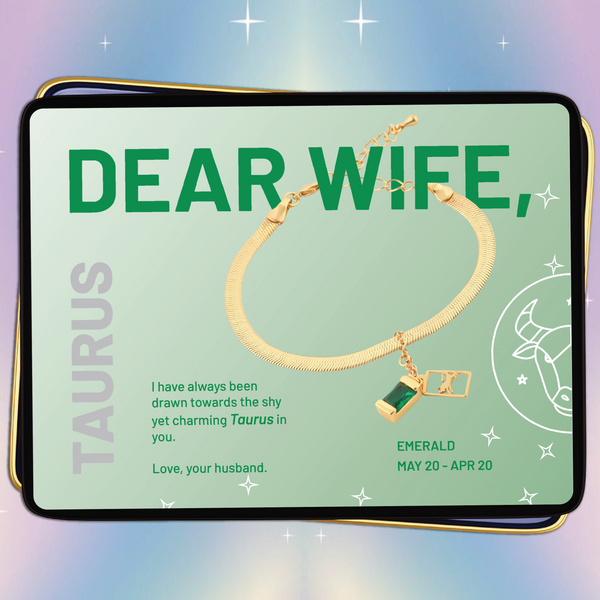 Taurus Bracelet ( Apr 20 - May 20 ) - Dear Wife