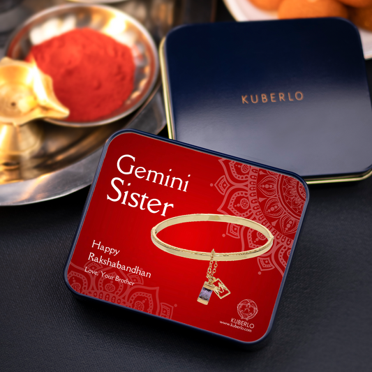 Gemini Bangle Bracelet ( May 21 - Jun 20) - Dear Sister