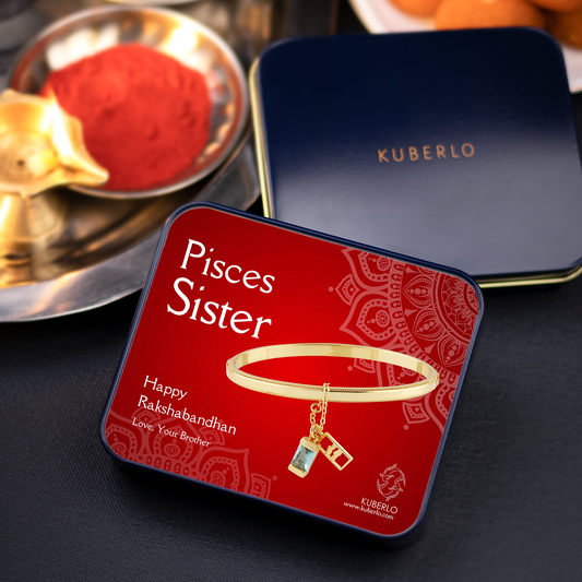 Pisces Bangle Bracelet ( Feb 19 - Mar 20 ) - Dear Sister