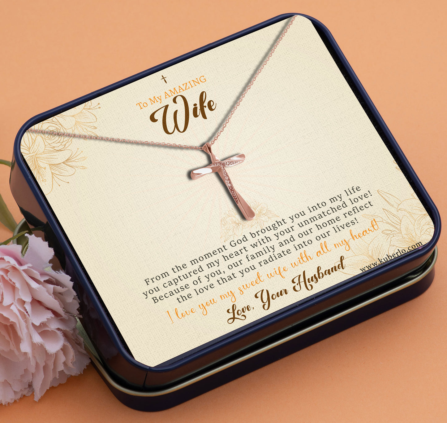 Jesus - Wife - Unmatched Love Gift Statement Necklace