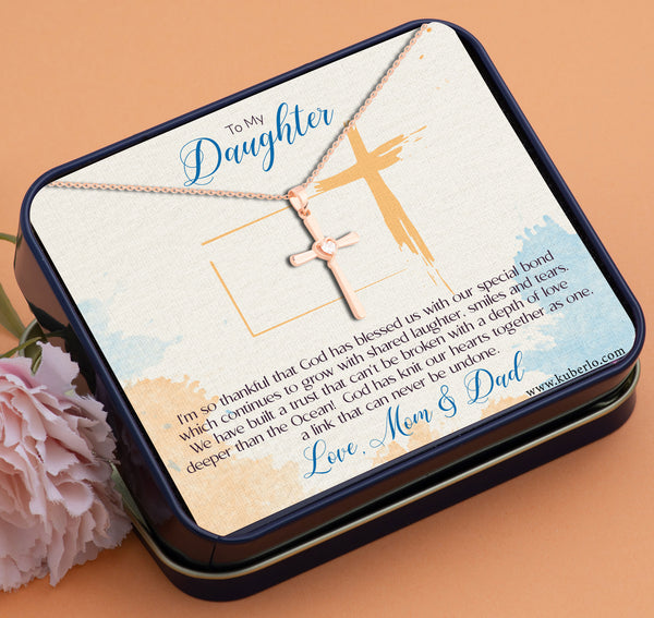 Jesus - Daughter - Our Special Bond Gift Statement Necklace
